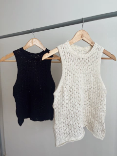 Musculosa tejida - comprar online