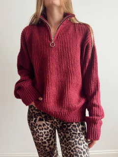 Sweater con cierre en internet