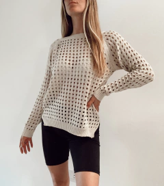 sweater calado 4 colores - Brunella Online