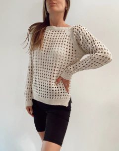 sweater calado 4 colores - comprar online