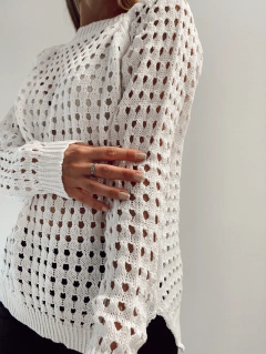 sweater calado 4 colores - comprar online
