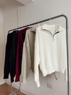 Sweater con cierre - comprar online
