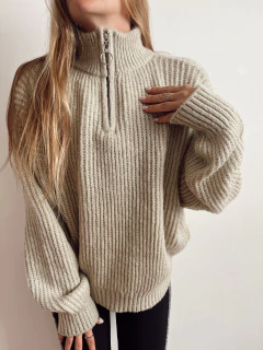 Sweater con cierre - comprar online