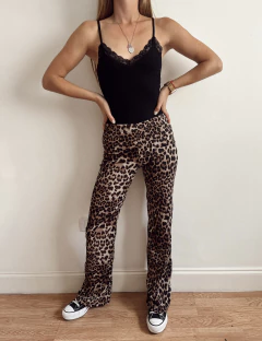 Pantalón print lanilla
