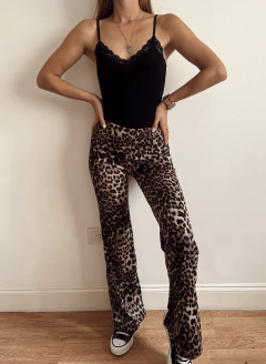 Pantalón print lanilla - comprar online