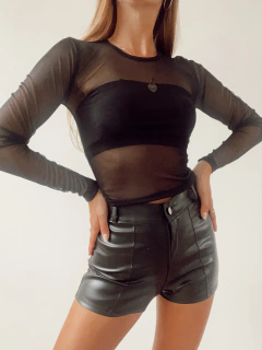 Remera ML tul - Brunella Online
