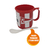 TAZA PLÁSTICA CON CUCHARA