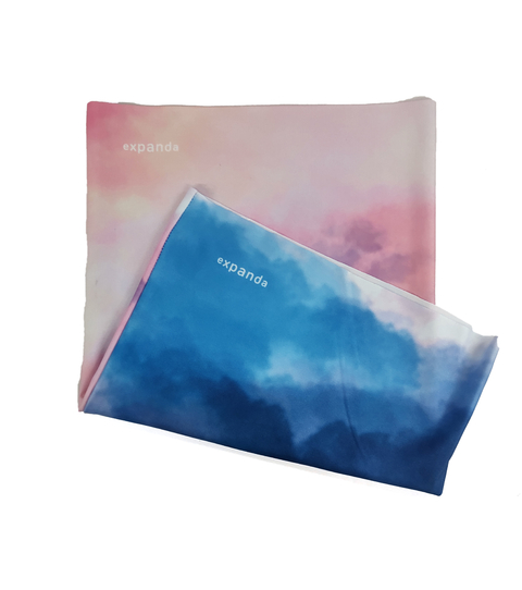 Cuello Multiuso Cloud Rosa y Azul - comprar online
