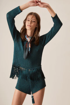Crochet Remera Manga larga