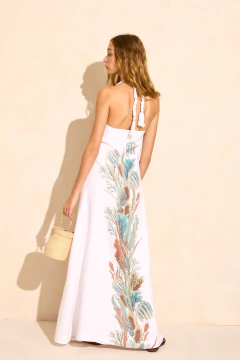 Kavo Vestido Strapless Lino