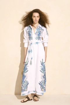 Tesaka Vestido Largo Camisero