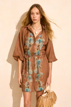 Kavo Vestido Camisero Corto