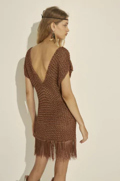 Vestido Crochet Escote En V Pre Order en internet