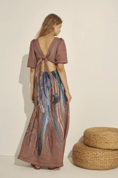 Imagen de Iruya Vestido Largo Cut-Out CON MANGA