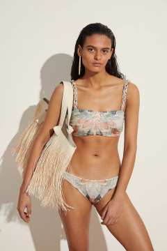Uquia Bikini Escote Recto - Solangem