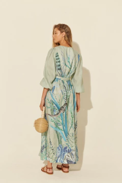 Aluminé Vestido Largo Cruzado - comprar online