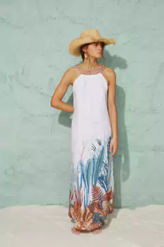 Ibiray Vestido Cuello Mao