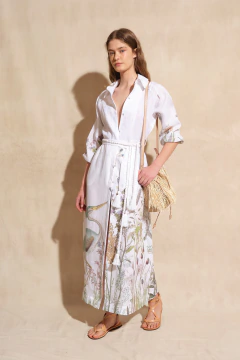 Guyra Vestido Camisa Largo