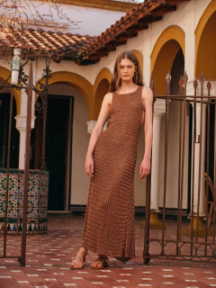 Vestido Largo Crochet Pre Order - Solangem