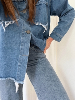 Camisaco de Jean Desflecado - comprar online