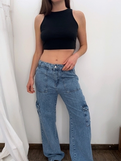 Jean Wide Leg Cargo - comprar online