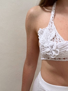 Top Jazmín - tejido a mano al crochet - tienda online
