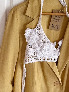 Top Jazmín - tejido a mano al crochet - comprar online