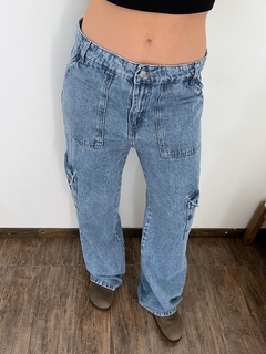 Jean Wide Leg Cargo