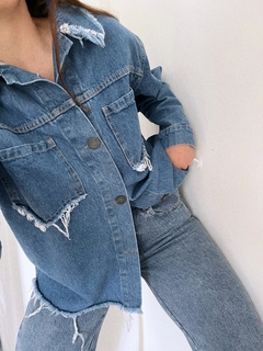 Camisaco de Jean Desflecado