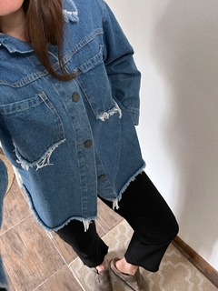Camisaco de Jean Desflecado - tienda online
