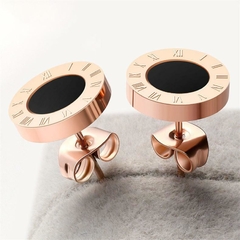 Conjunto feminino de luxo colar dupla face e brinco na internet