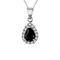 Colar Gota Cravejado Cathryn - euroimportados