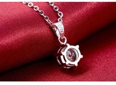 Conjunto de brinco e colar em prata 925 ponto de luz na internet
