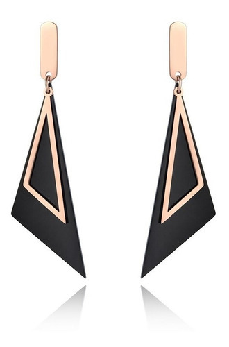 Brinco Feminino Bohemia Banhado Ródio e Ouro Rosê