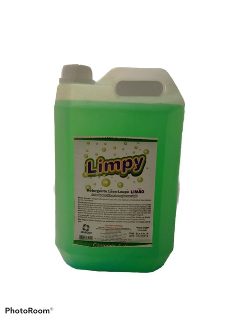 DETERGENTE LAVA LOUÇAS LIMPY LIMÃO 5L