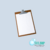 Prancheta Oficio Go Office com Pegador de Metal 33x23cm