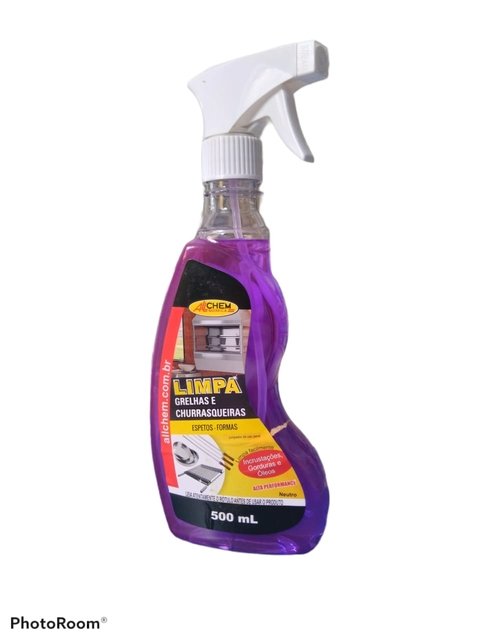 LIMPA GRELHAS/CHURRASQUEIRAS SPRAY ALLCHEM 500 ML