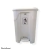 LIXEIRA PLÁSTICA C/ PEDAL 50L BRANCO - NOBRE