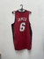 Miami Heat Básquet #6 Lebron James Talle M (53 x 78/83 cm) Etiq S en internet