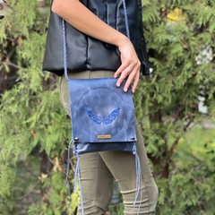 Bandolera de Cuero LIMA con alitas
