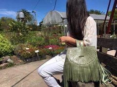 Mochila de Cuero CAROLINA - MORAS DEL SUR Carteras de Cuero