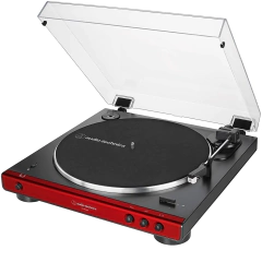 Bandeja Giradiscos Audio-technica At-lp60xbt-rd C/ Bluetooth