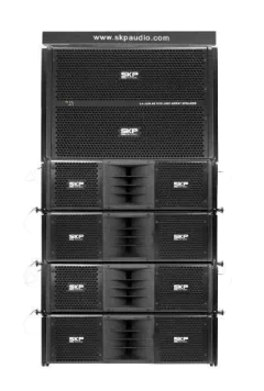Bafles Sistema De Sonido Line Array Activo 1400 W Skp Sat Bk en internet