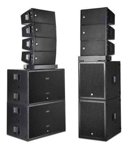 Line Array 1400 Watts 2 Parlantes 10 + Driver Oferta !!