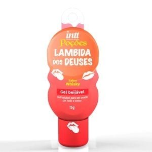 LAMBIDA DOS DEUSES - WHISKY - Gel Beijável Para Sexo Oral 15g INTT