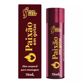 Paixão Em Gotas Óleo Lubrificante HOT - 15Ml For Sexy