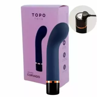 Vibrador Ponto G Luxe Recarregável, Potente e Com 10 Vibrações - SILICONE CIRÚRGICO - CURVADO