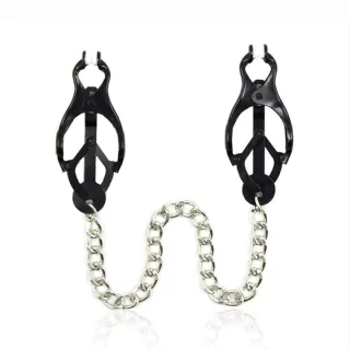 Grampos Sado para Mamilos com Corrente Estilo Japonês - VIPMIX - SA006