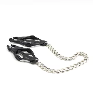 Grampos Sado para Mamilos com Corrente Estilo Japonês - VIPMIX - SA006