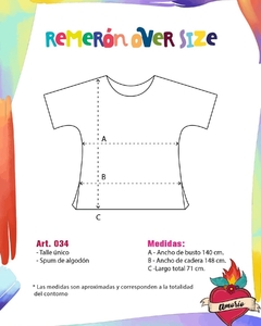 Remeron over size Colibri solitario - comprar online